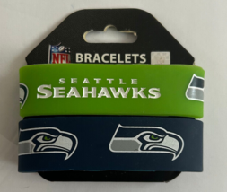 NFL Seattle Seahawks Rubber Silicon Bracelet Wristband -NEW - £7.46 GBP