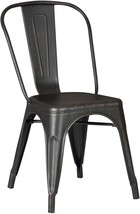 AC Pacific Cole Collection Modern Style Metal Dining Room Kitchen Bar Chairs - $84.99