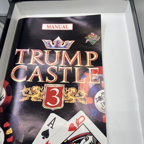 Trump Castle 3 vintage PC game - OBM CD-ROM- complete w/ box and manual Item image 8
