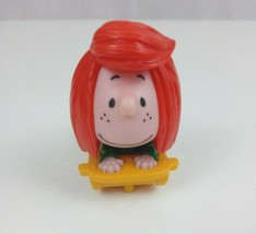 2015 The Peanuts Movie #8 Peppermint Patty On Sled Pull Back McDoanld&#39;s Toy   - £4.55 GBP