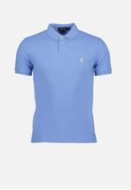 Ralph Lauren Men&#39;s Polo Big &amp;Tall Blue Pony Mesh Polo Shirt, Blue, XLT - £50.35 GBP