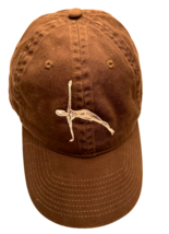 Cap Pilates Brown Hat Buckle Adjustable Happy Bodies Do Pilates Made by ... - $14.82