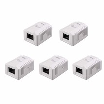 Cable Matters UL Listed Cat6 5-Pack RJ45 Surface Mount Box - 1 Port in W... - $28.49