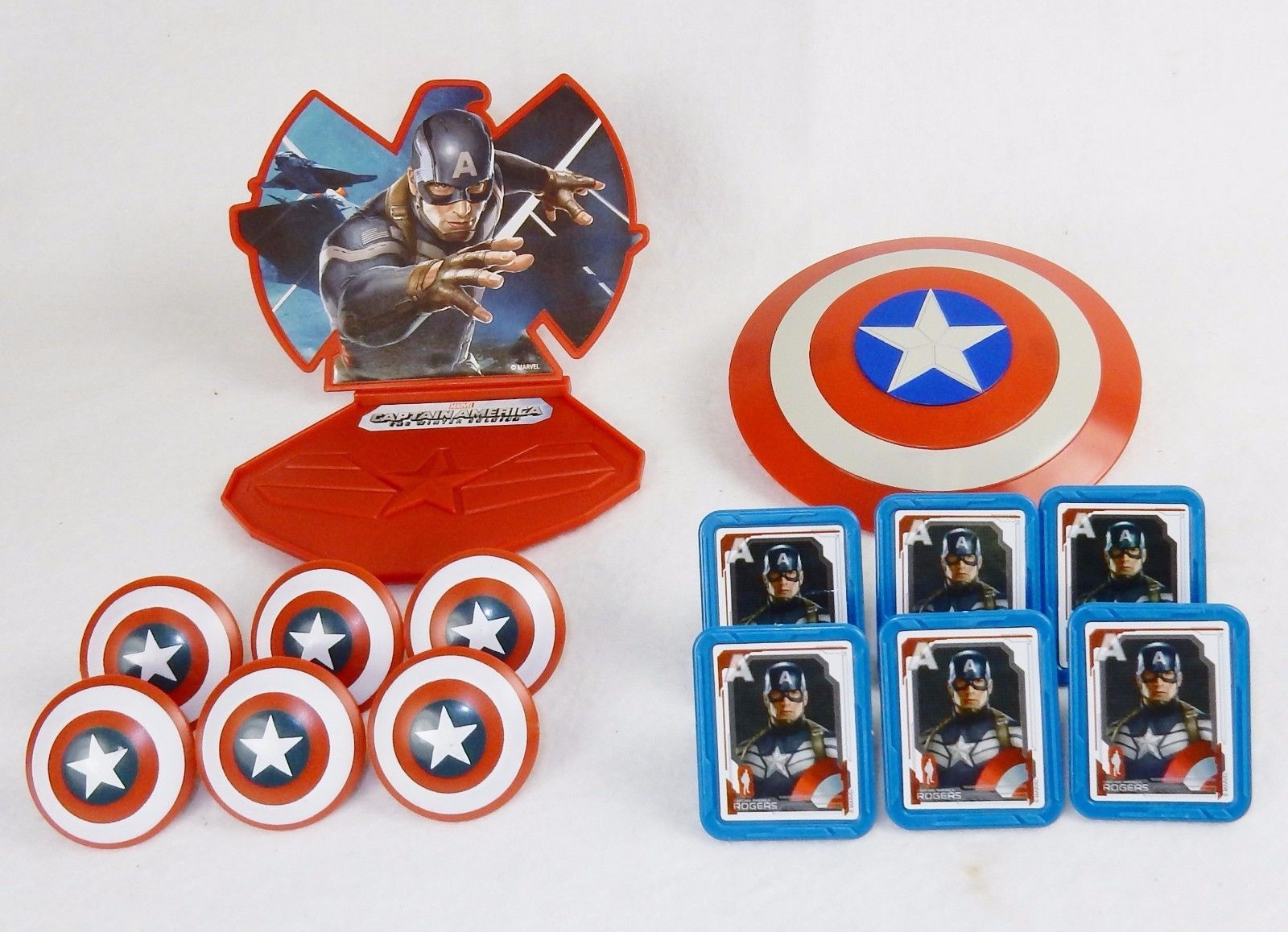 3D Cake Topper Kit, Captain America, The Winter Soldier w/Matching Cupcake Rings - $14.65