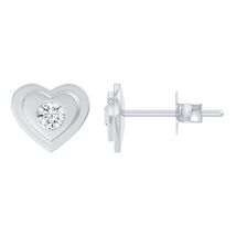 ANGARA 0.16 Ct. Lab Grown Diamond Step Stud Earrings in Sterling Silver - $174.28