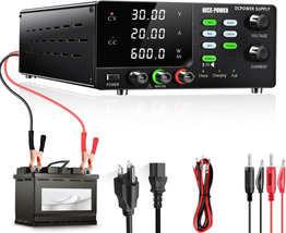 High Power Bench Power Supply for Battery Charging, Adjustable Switching... - £282.74 GBP