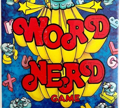 Word Nerd Game 1979 Vintage Dice Words Strategy Hasbro W/ Original Box #2235 BGS - $39.99