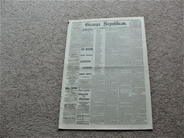 Geauga Republican, Wednesday, July 12, 1882- Chardon, Ohio Newspaper. - £14.83 GBP