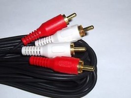 75 Ft 2 Rca / 2 Rca Premium Gold Stereo Audio Cable Cord - $15.90