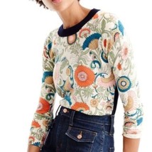 J. CREW 100% Merino Wool Tippi Sweater in Ornate Floral XXS - £23.90 GBP