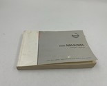 2009 Nissan Maxima Owners Manual Handbook OEM L04B38007 - £24.88 GBP