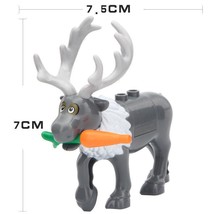Santa&#39;s Christmas Elk Moc Animal Minifigures Block Toy Gift For Kids - £4.76 GBP