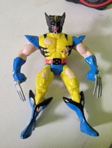 Toy Biz Marvel 1995 Wolverine X-Men Deluxe Edition 5&quot; Figure Yellow Suit - £8.71 GBP