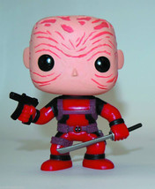 Pop Marvel Maskless Deadpool Vinyl Bobble Head - Red Costume - £11.64 GBP