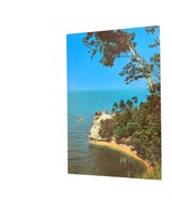 Postcard Pictured Rocks Near Munising Miner&#39;s Castle Chrome Unposted - $91.32 MXN