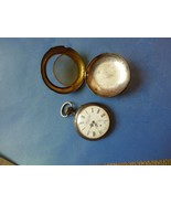 Antique Swiss Brenets Perret &amp; Fils Pocket Watch #32349 for parts or repair - £77.51 GBP