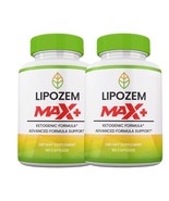 2-Pack Lipozem Max Capsules, 2x Stronger Formula, Lipozem Max Pills-120 ... - $38.09 CAD