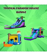 3 x Inflatable Water Slide 12 Ft Party Bundle Bulk W/ Blowers Bounce Hou... - $5,699.00