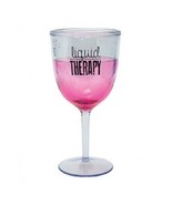 Liquid Therapy Wine Chiller Goblet Colorful Wine Goblet Double Wall Free... - £11.70 GBP