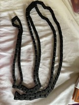 KNEX Screamin Serpent ROLLER COASTER BLACK CHAIN Parts Pieces 10 foot - $17.77