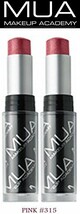 INTENSE COLOR MOISTURE BALM #315 PINK MUA Make Up Academy (SET OF 2 NEW/... - $187.52 MXN