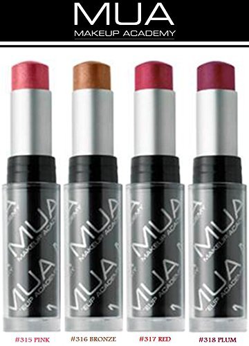 INTENSE COLOR MOISTURE BALMS MUA Make Up Academy (SET OF 4 NEW/SEALED TUBES) - $19.99