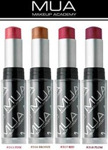 Intense Color Moisture Balms Mua Make Up Academy (Set Of 4 New/Sealed Tubes) - £15.97 GBP