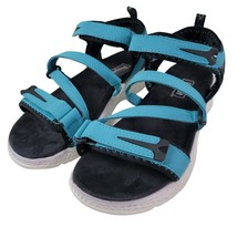 Propet Tavel Active XC Sandals Strappy Adjustable Blue Black Womens US 6.5 - £16.27 GBP