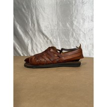 Mireles Brown Leather And Tire Soled Sandals Men’s Size 8 - £15.73 GBP