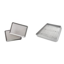 USA Pan Nonstick Quarter Sheet Pan, Set of 2 &amp; Bakeware Half Sheet Bakin... - $117.99