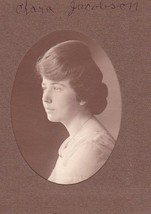 Clara Jacobson Antique Photo - Westbrook, Maine Class of 1917 - $17.50