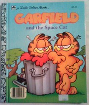 Garfield And The Space Cat Hardcover 1988 A Little Golden Book Vintage - £11.79 GBP