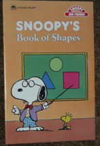 Snoopy&#39;s Book of Shapes Golden Books Paperback 1987 Vintage Book - $29.99