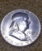 1963 D Franklin Half Dollar - £11.73 GBP