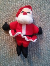 044 Vintage Whitman&#39;s Chocolates Stuffed Santa Claus - $7.99