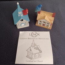 Lenox Miniature Bird Houses Lot of 2 - £9.57 GBP