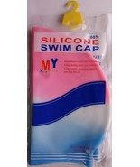 Women&#39;s Flexible Silicone Swimming Cap Or Hat One Size fit all Color Pin... - £3.70 GBP