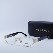 VERSACE VE1298 1002 Gold 55mm Eyeglasses New Authentic - £126.77 GBP