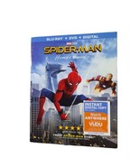 Marvel Studios 2017 SpiderMan Homecoming Blu-ray + DVD + Digital &amp; sleev... - £8.62 GBP