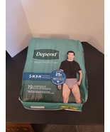 Depend 19 pack S-M/P-M Maximum 25X Dryshield Beige Adult Diapers - $13.99