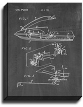 Small Watercraft Starting Arrangement Jetski Patent Print Chalkboard on Canvas - $39.95+