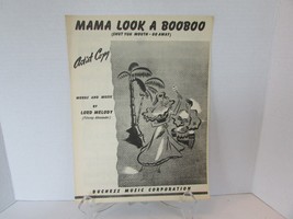 Mama Look A Booboo Artist Copy Sheet Music Duchess Music 1957 - £5.41 GBP