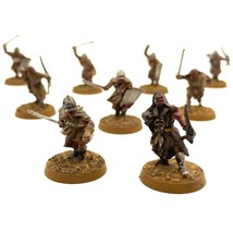 Uruk-hai Scouts 9 Painted Miniatures Half-orc Hobgoblin Middle-Earth - $125.00