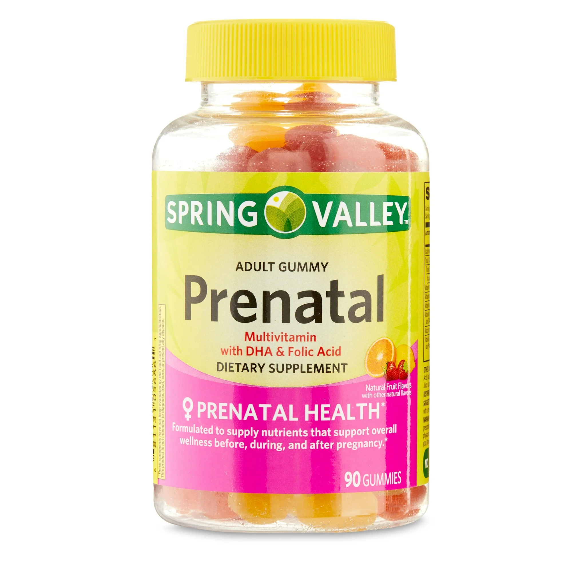 Spring Valley Prenatal Multivitamin Gummies with DHA and Folic Acid, 90 ... - £11.59 GBP