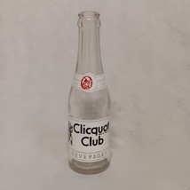 Clicquot Club Beverages Soda Bottle 1947 Brockway Glass Co - £14.80 GBP