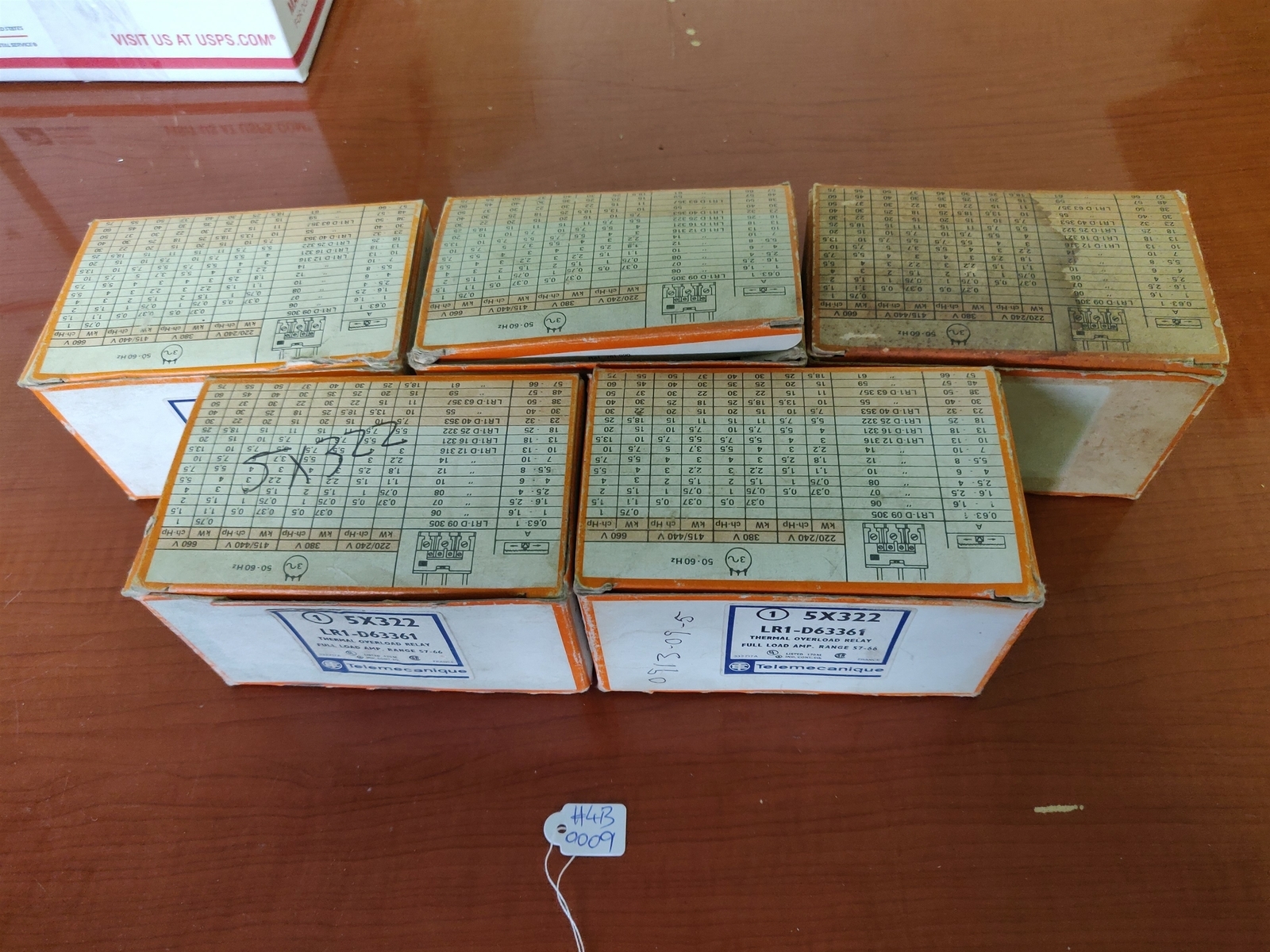 lot of 5 Telemecanique LR1-D63361 5X322 Thermal Overload Relay , 225 A ,... - $68.60