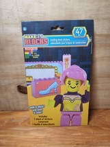 Top Blox Brick Stickers Princess LEGO Mega Blocks 47 Pc - $5.93