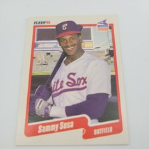 1990 Fleer Sammy Sosa #548 Chicago White Sox Baseball Card - £0.78 GBP