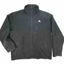 Nike ACG Jacket Mens XL Black Poly/Wool Fleece Mock Full Zip Vintage 90s Y2K - £30.45 GBP