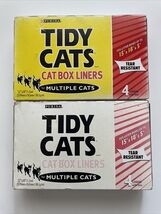 2 Boxes - Purina Tidy Cats Litter Box Liners Tear Resistant - 4 Ct Each - $28.50